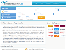 Tablet Screenshot of airport-travelnet.de